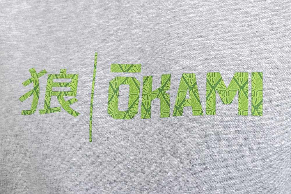Preview: Okami Organic Hoodie Kanji Jungle